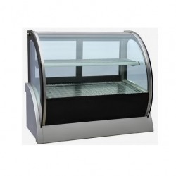 یخچال ویترینی رومیزی شیشه خم 90 سانت
