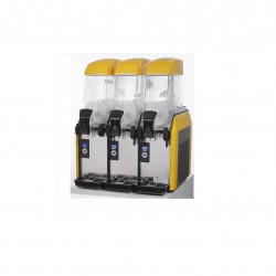 دستگاه یخ در بهشت FIRST CLASS سه تایی 12*3 لیتری زرد با قابلیت تهیه انواع کوکتل و اسموتی