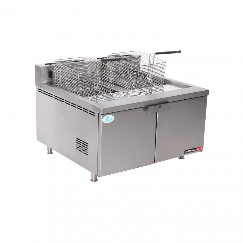 سرخ کن رومیزی گازی ۲ لگن ۲۰ لیتری