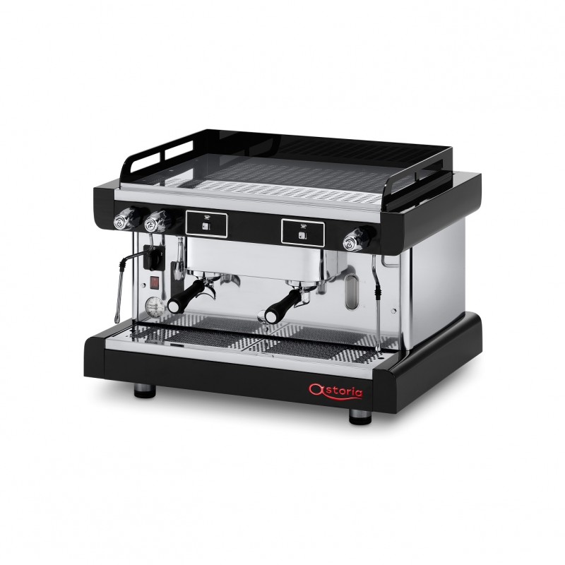 اسپرسو دو گروپ نیمه اتوماتیک پراتیک سفید با قابلیت raised group -TALL CUPبا صافی 8 لیتری