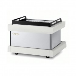 اسپرسو دو گروپ نیمه اتوماتیک پراتیک سفید با قابلیت raised group -TALL CUPبا صافی 8 لیتری