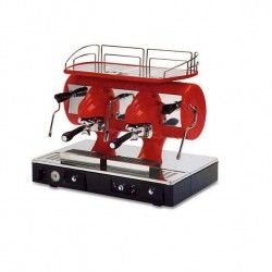 اسپرسو دو گروپ نيمه اتوماتيک Sibilla قرمز