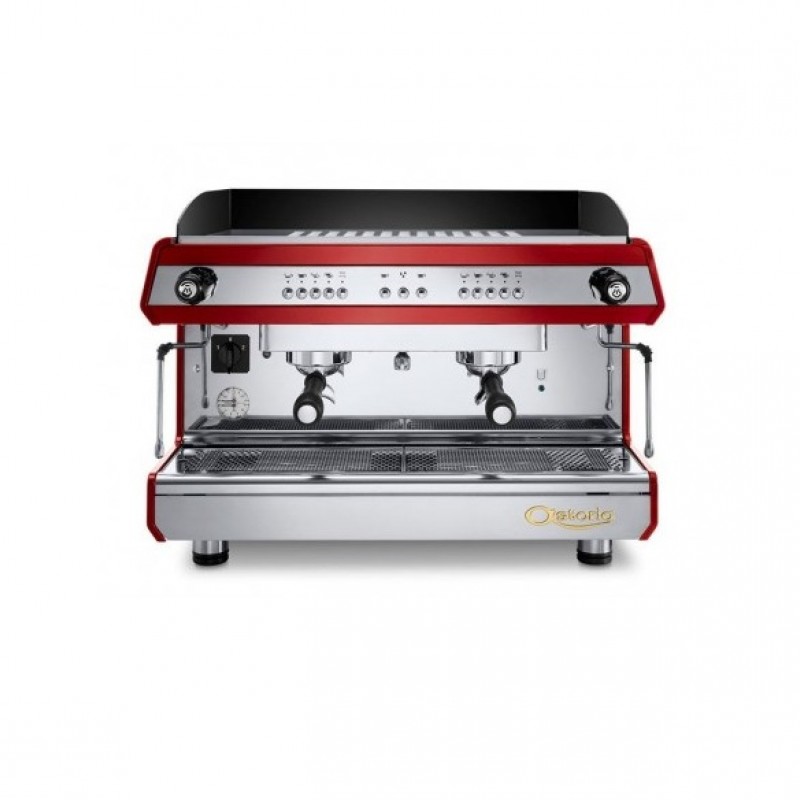 اسپرسو دو گروپ تمام اتوماتیک تانیا قرمز با قابلیت raised group با صافی 8 لیتری