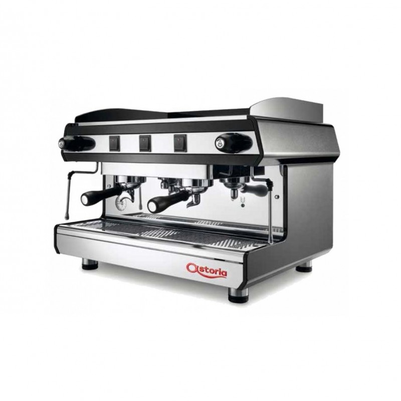 اسپرسو دو گروپ نیمه اتوماتیک تانیا قرمز با قابلیت raised group -TALL CUP با صافی 8 لیتری