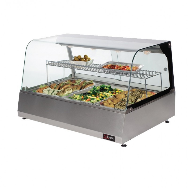 گرمخانه شیشه‌ای غذا 3 طبقه 3 سینی